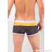 OMDD Quick Dry Swimming Trunks for Men Square Leg Mens Swim Briefs Nylon Mens Swim Shorts Trunks Grey Yellow B07PKPVL3Y